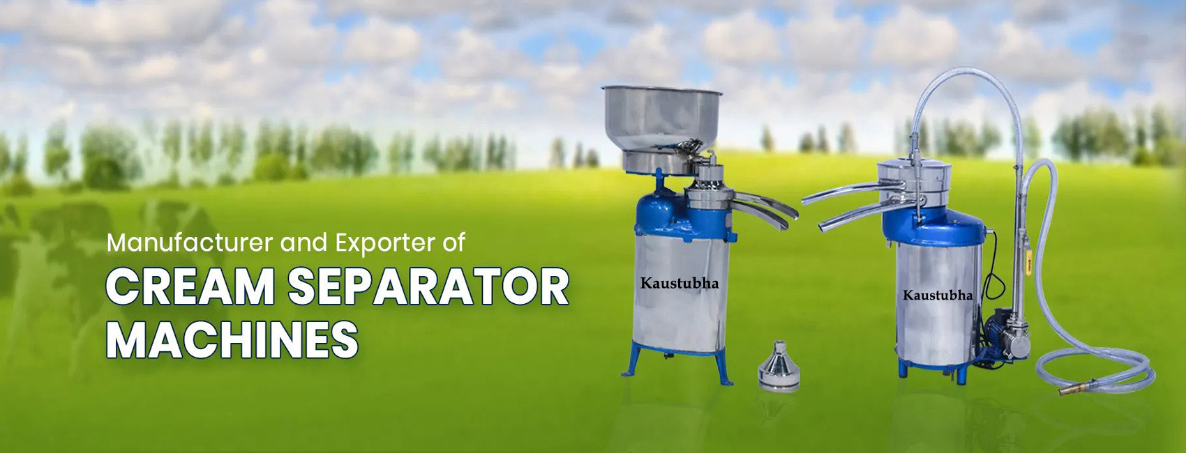 Reputed manufacturers and suppliers of Dairy Equipment Kaustubha